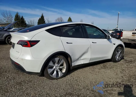 2020 Tesla Model Y из США, поврежденный, VIN 5YJYGDEE7LF045033